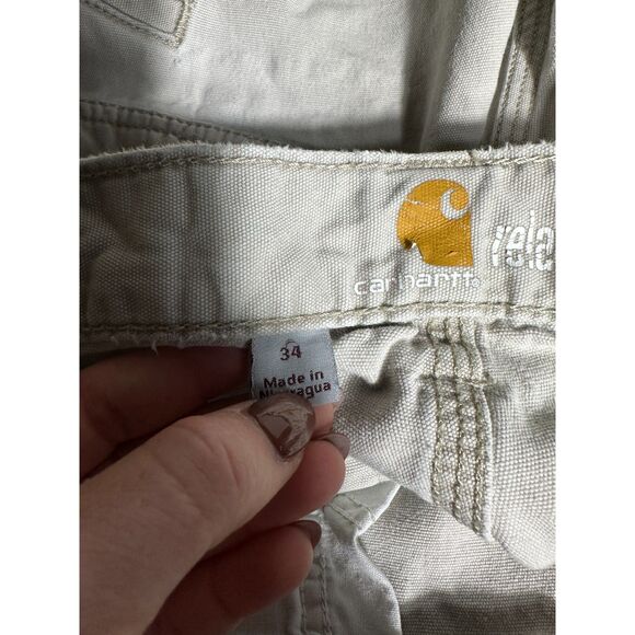 Carhartt Khaki Men's Shorts Size 34 - Picture 6 of 6